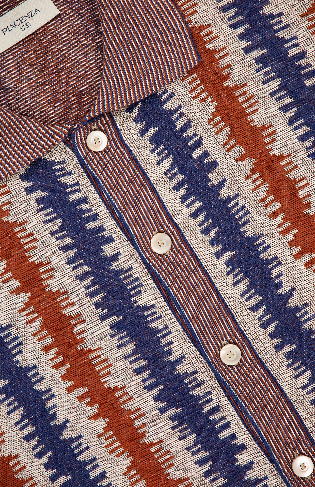 Button Up Stripe Knit Polo (14644969210219)