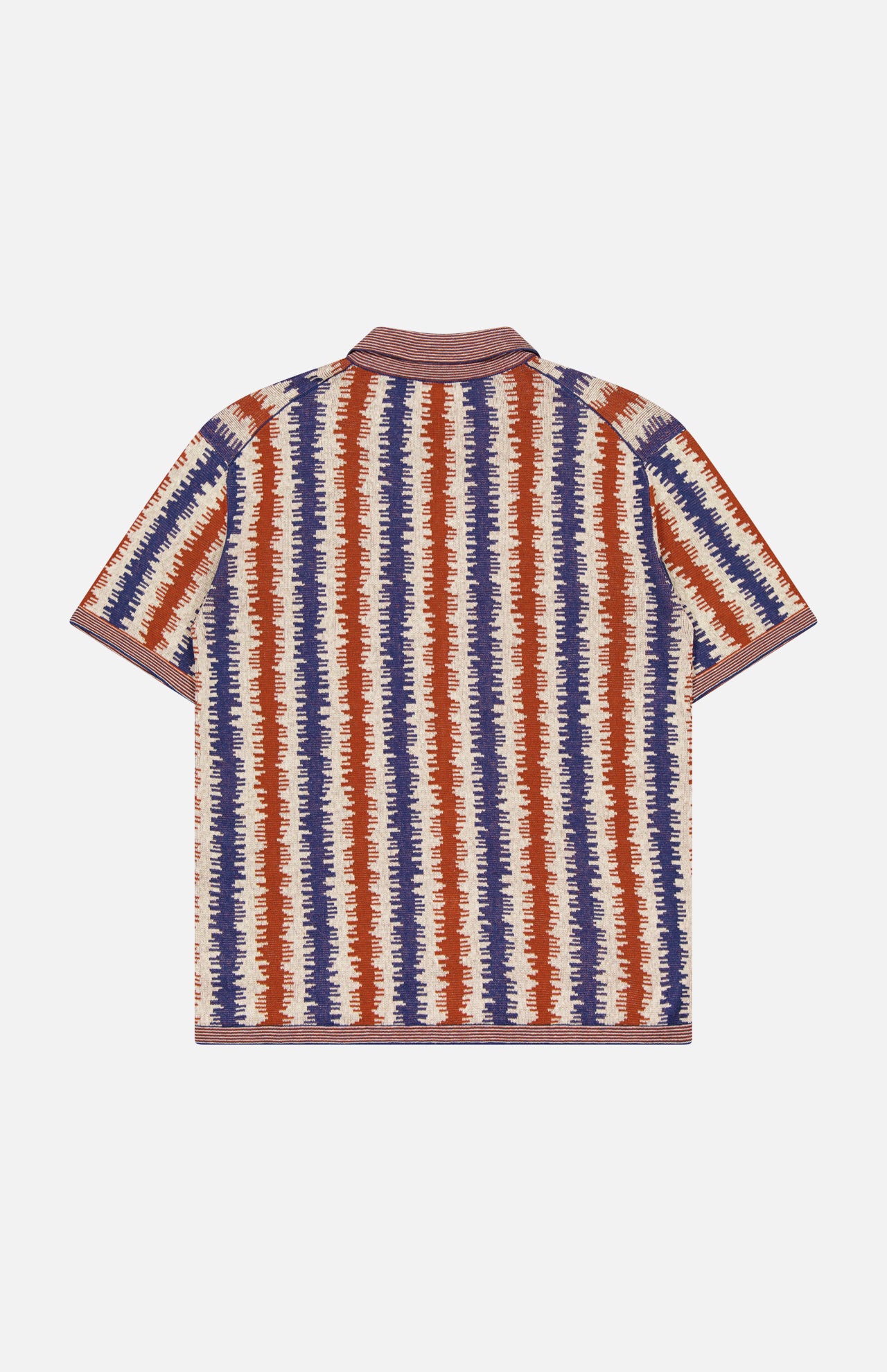 Button Up Stripe Knit Polo (14644969210219)