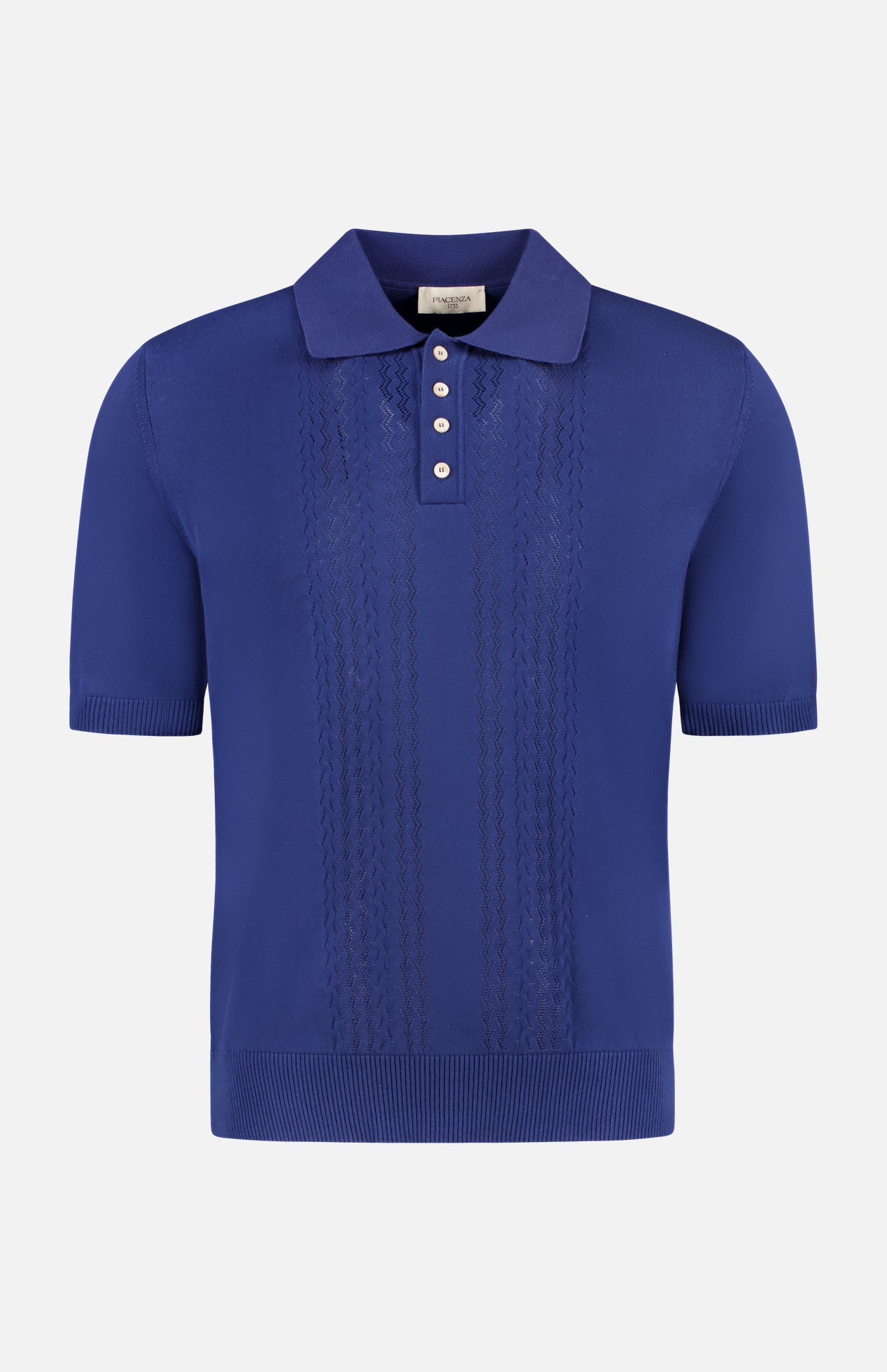 Quarter Button Knit Polo Shirt (14644969242987)