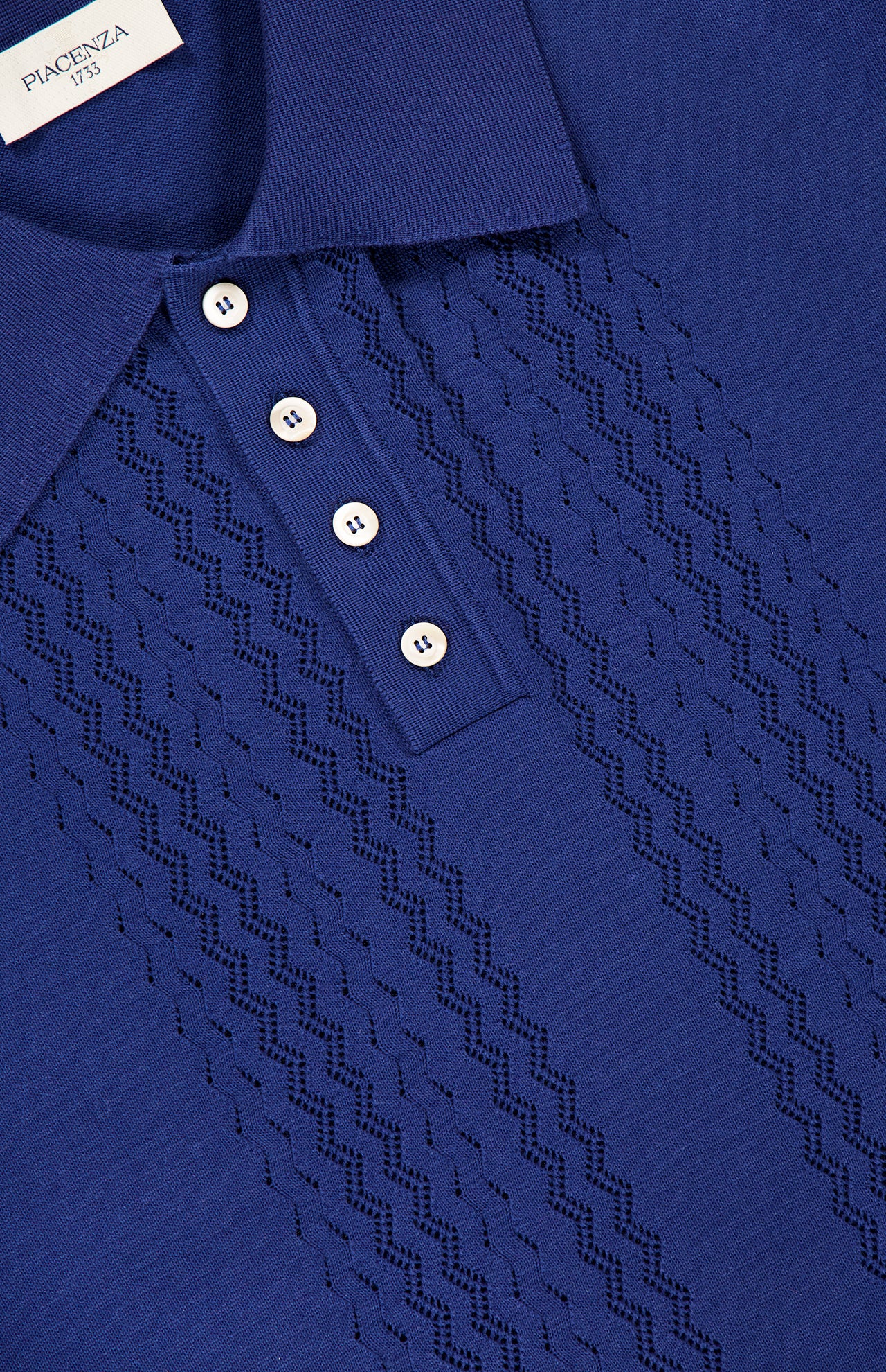 Quarter Button Knit Polo Shirt (14644969242987)