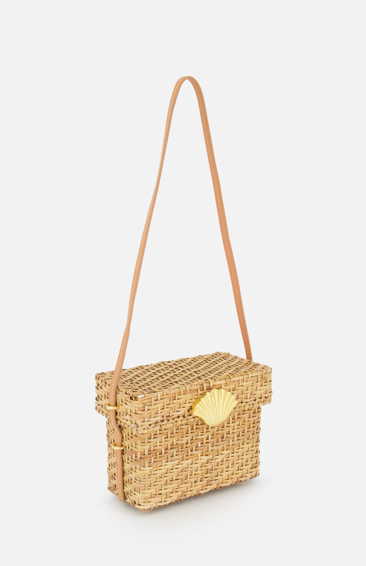 The Box Rattan Shoulder Bag (14681356992875)