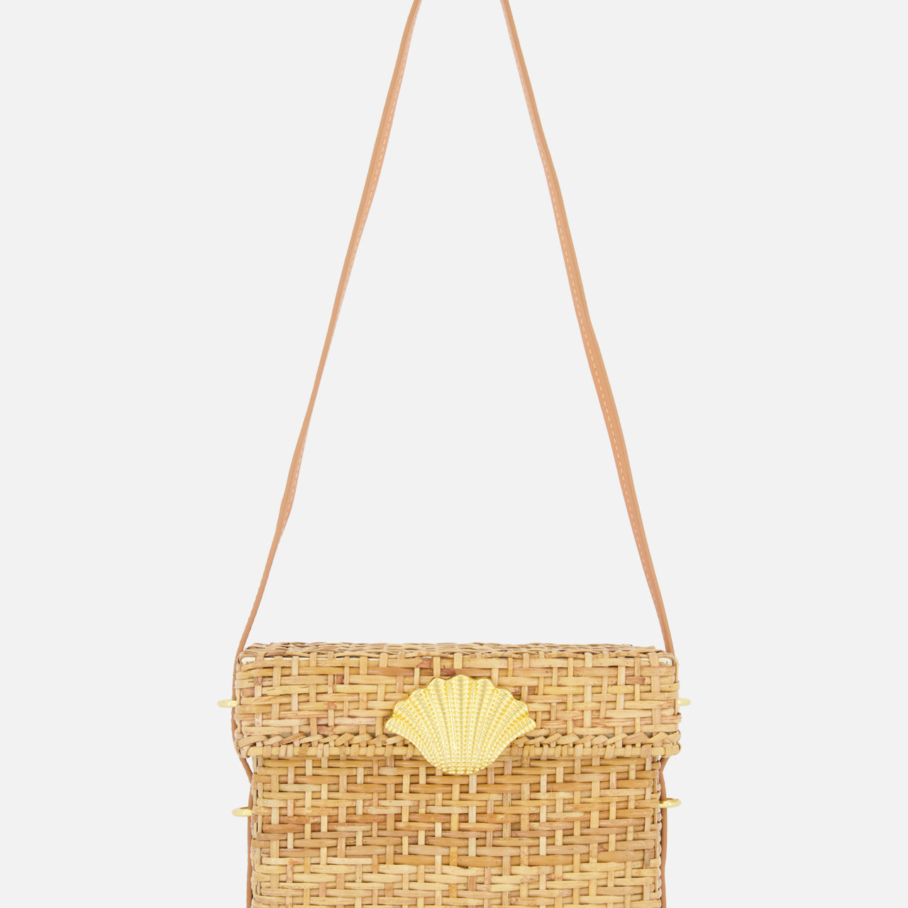 The Box Rattan Shoulder Bag (14681356992875)