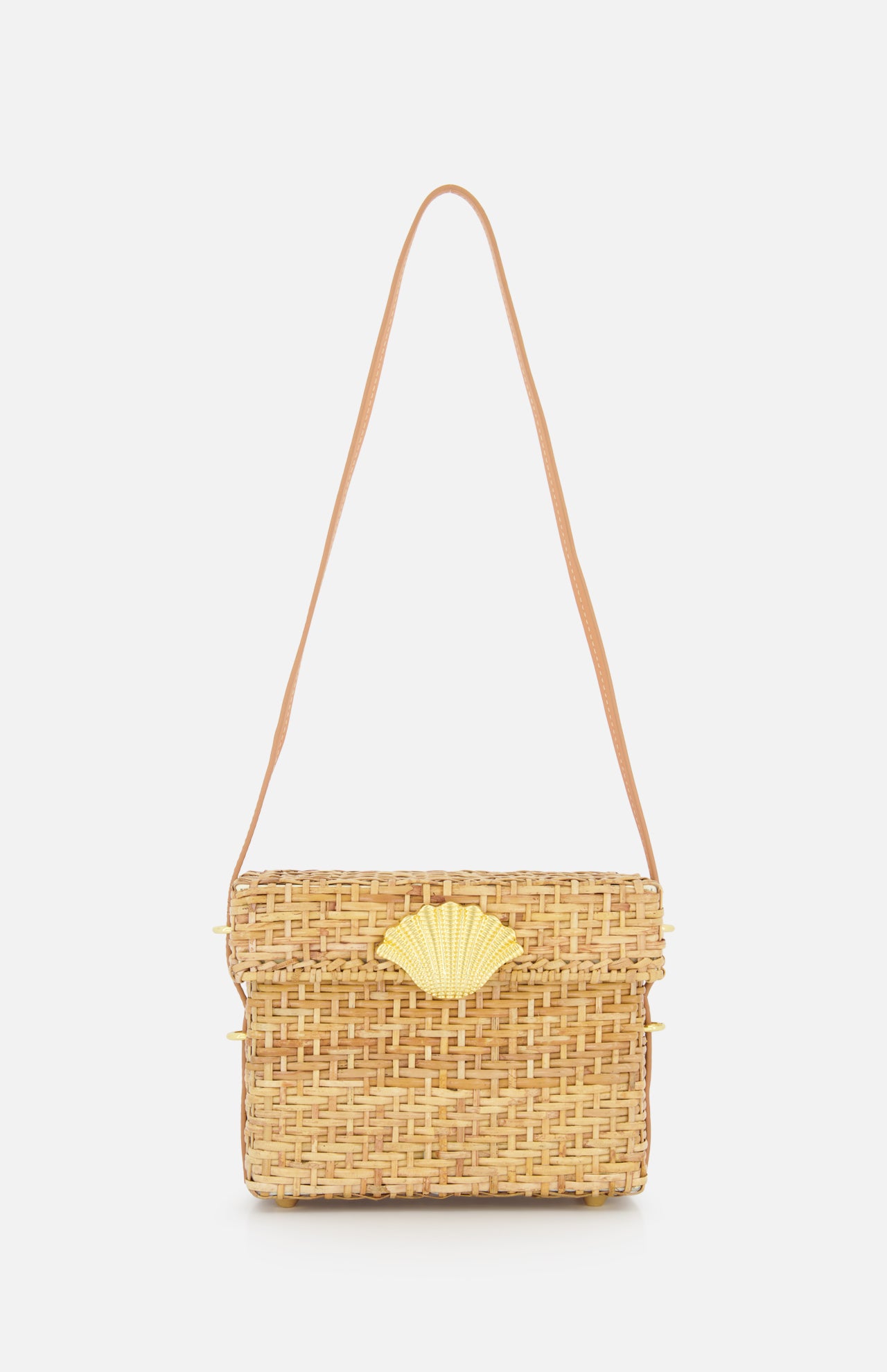 The Box Rattan Shoulder Bag (14681356992875)