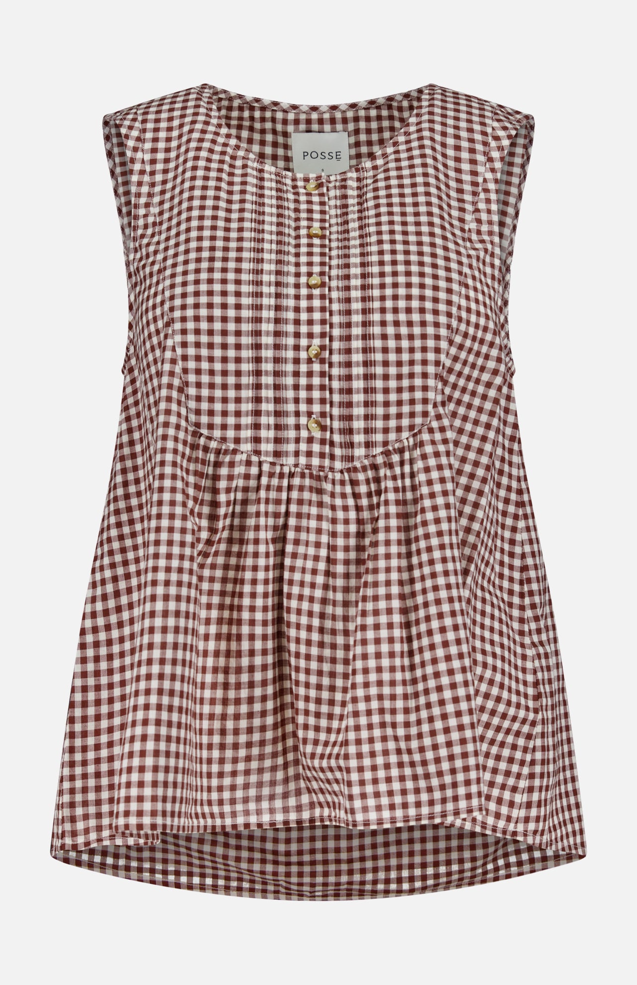 Callie Relaxed Gingham Blouse (14698104062315)