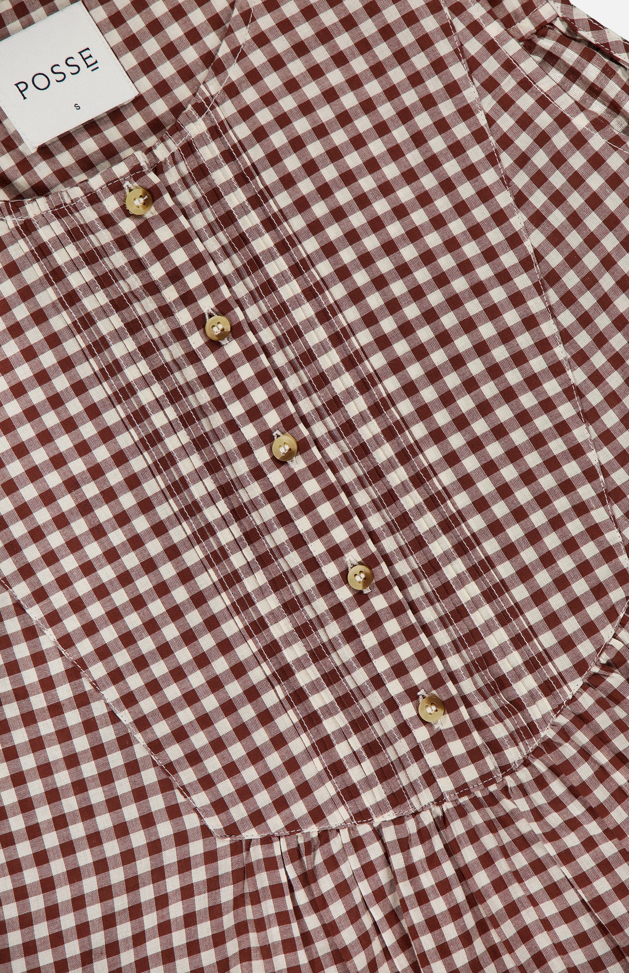 Callie Relaxed Gingham Blouse (14698104062315)