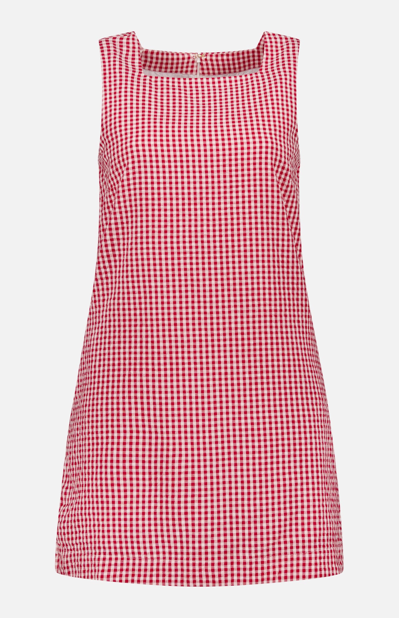 Emma Gingham Shift Mini Dress (14682850165099)