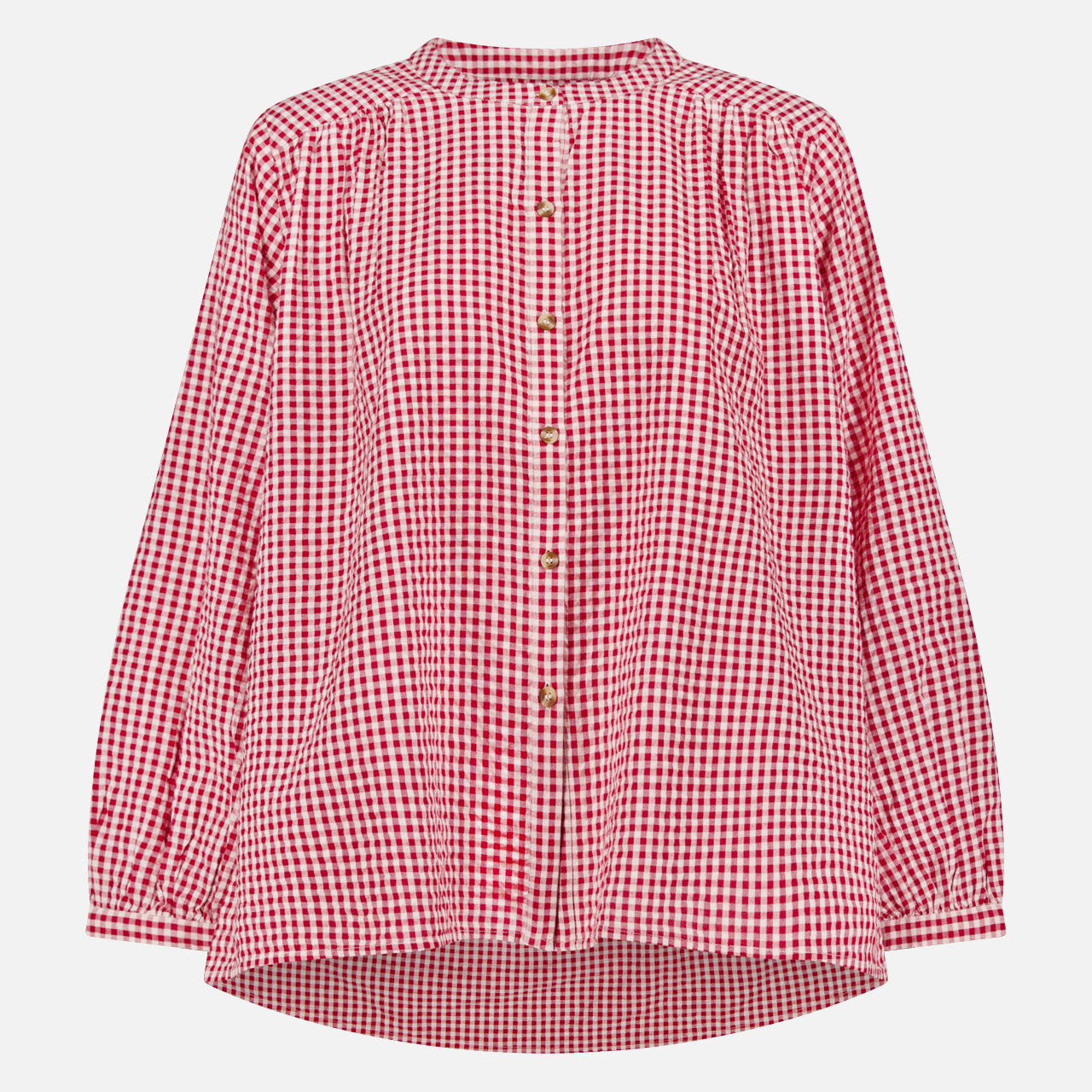 Mira Oversized Gingham Shirt (14682850132331)