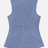 Thea Linen Double Breasted Vest (14698104127851)