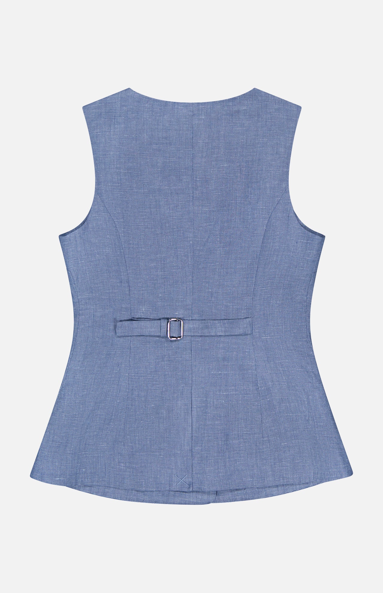 Thea Linen Double Breasted Vest (14698104127851)