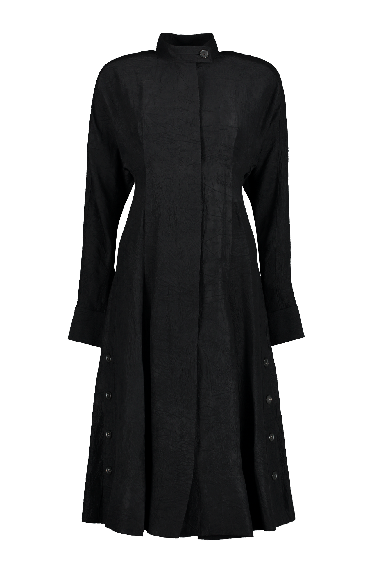 Crushed Matte Satin Dress