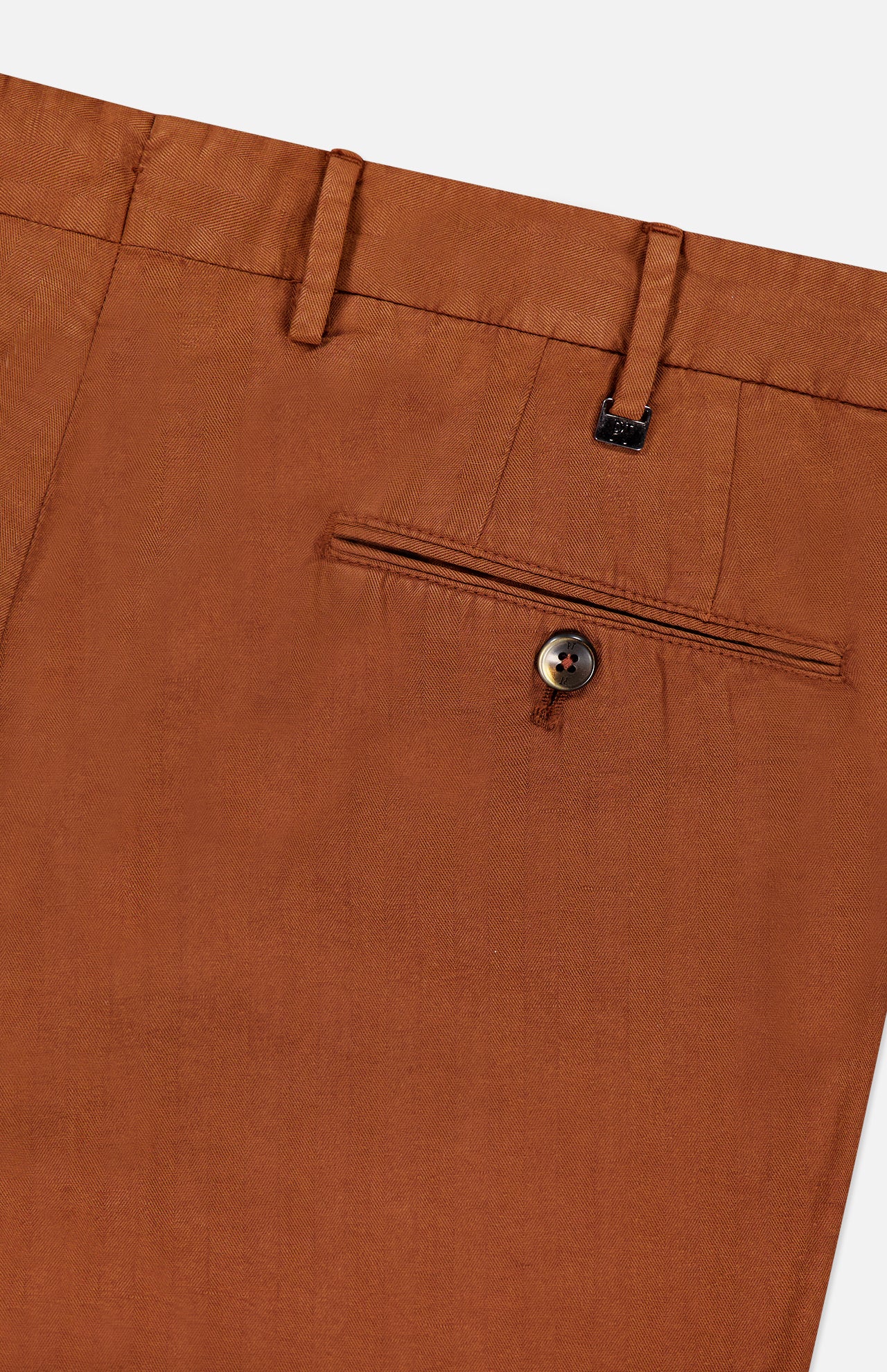 Cotton & Linen Herringbone Trouser Pant (14671834874219)