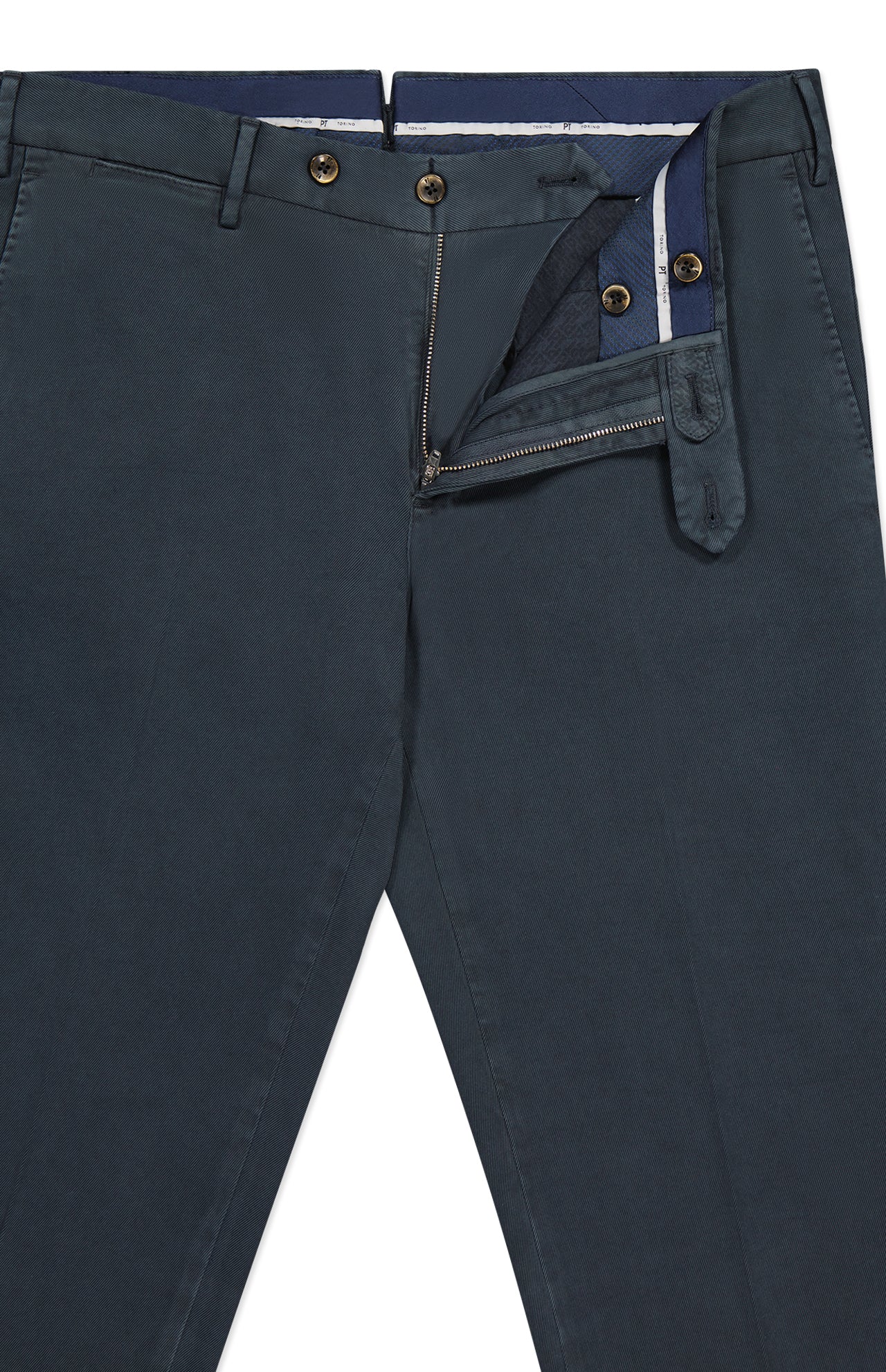 PT Torino Men's Cotton/Cashmere Flat Front Pant | A.K. Rikk's