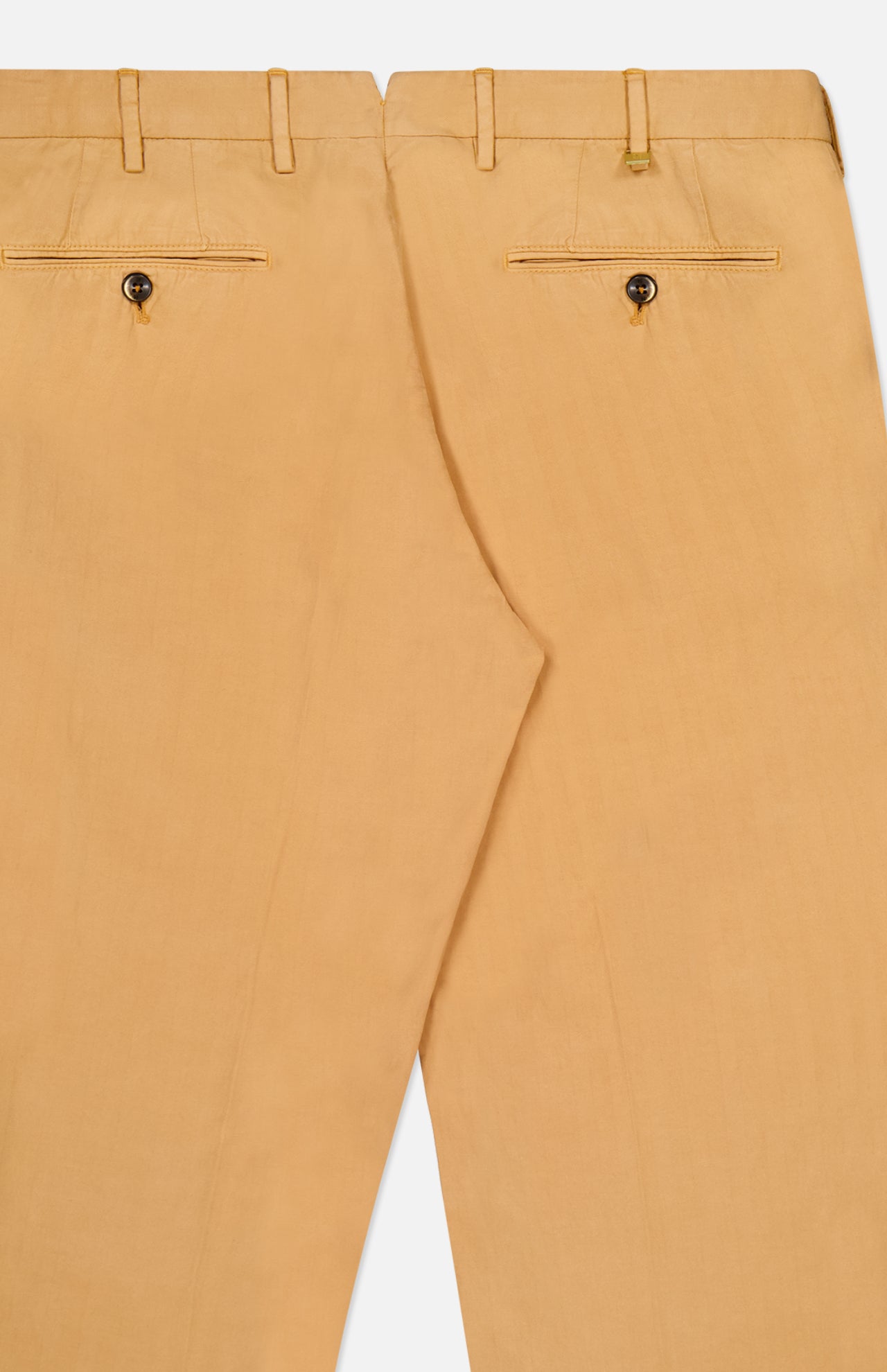 Cotton/Linen Herringbone Flat Front Trouser Pant (14639460090219)