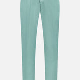 Cotton/Linen Herringbone Flat Front Trouser (14640244195691)