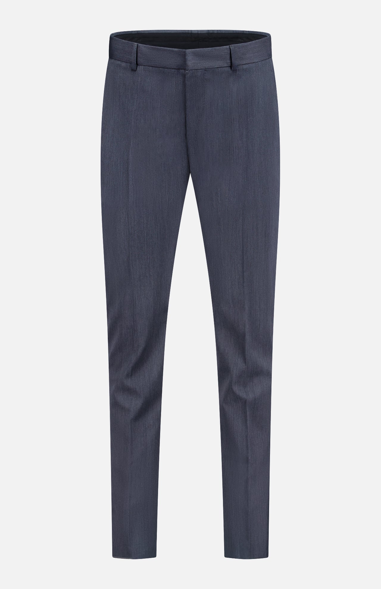 The PT TORINO Active Superlight Wool Twill Trousers, featuring a slim fit, belt loops, and front pockets, are shown here in dark grey against a plain white background.