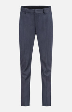 The PT TORINO Active Superlight Wool Twill Trousers, featuring a slim fit, belt loops, and front pockets, are shown here in dark grey against a plain white background.