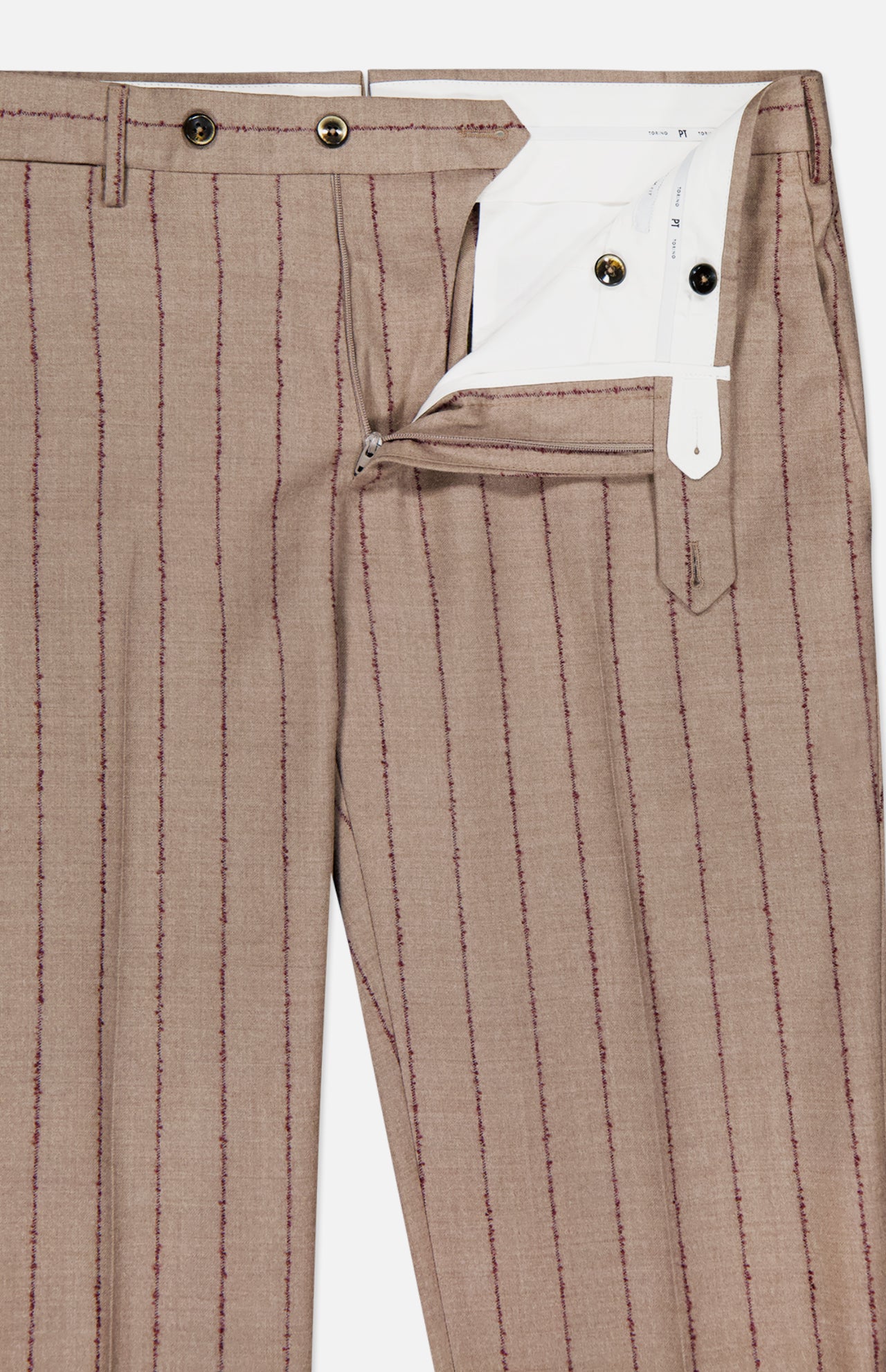 Stretch Fancy Stripe Flannel Trouser Pant (14744835522923)
