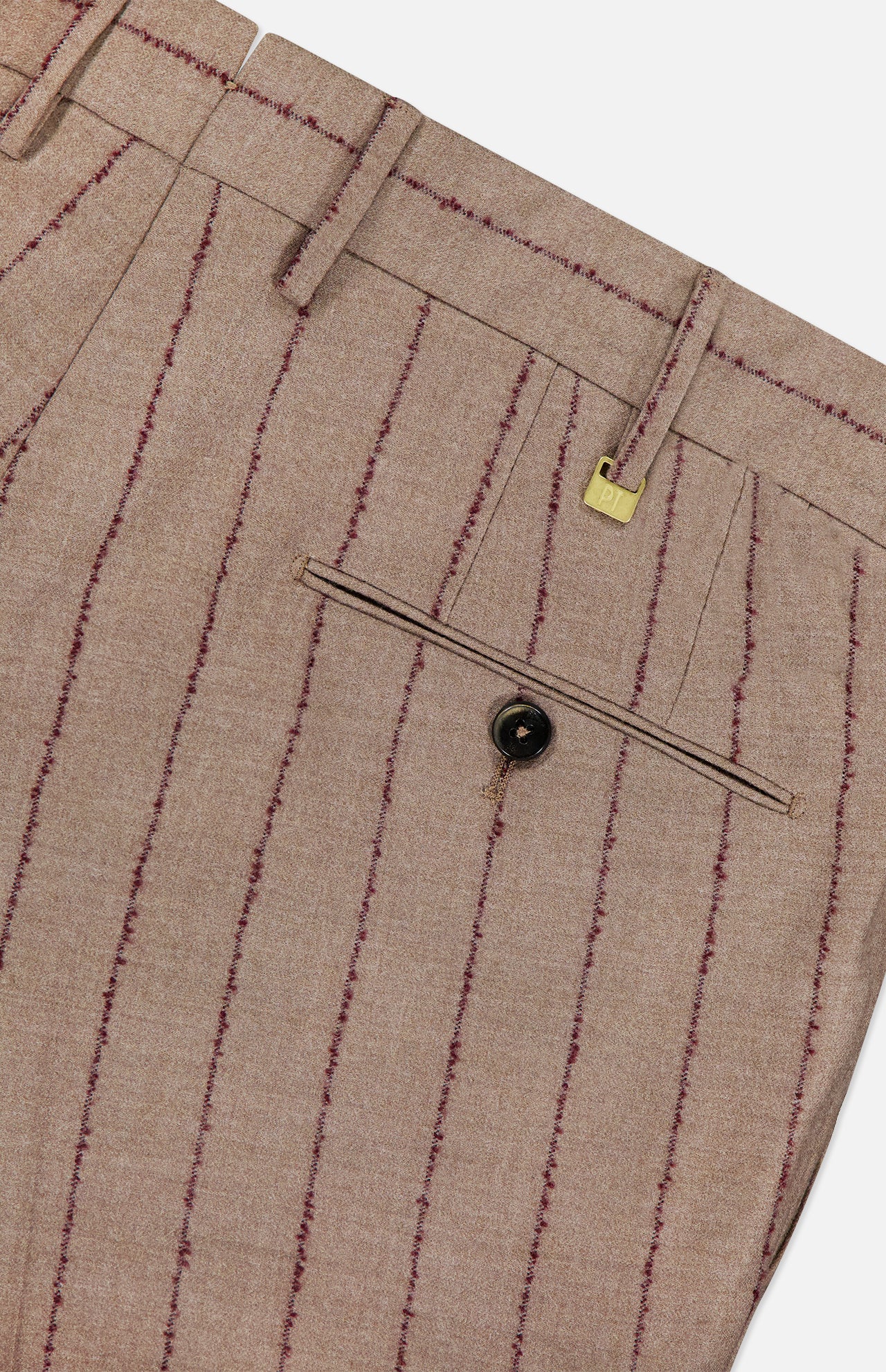 Stretch Fancy Stripe Flannel Trouser Pant (14744835522923)