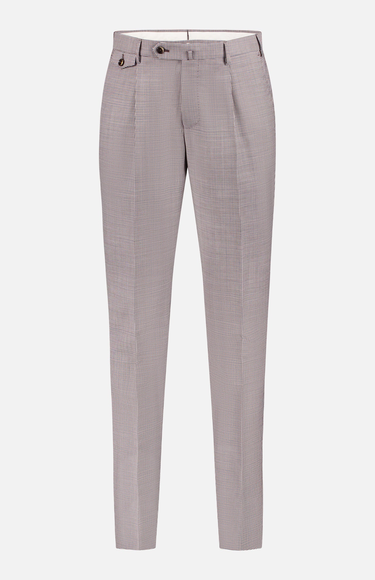 Super 100's Fancy Wool Houndstooth Trouser (14639460778347)