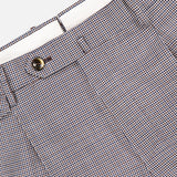 Super 100's Fancy Wool Houndstooth Trouser (14639460778347)