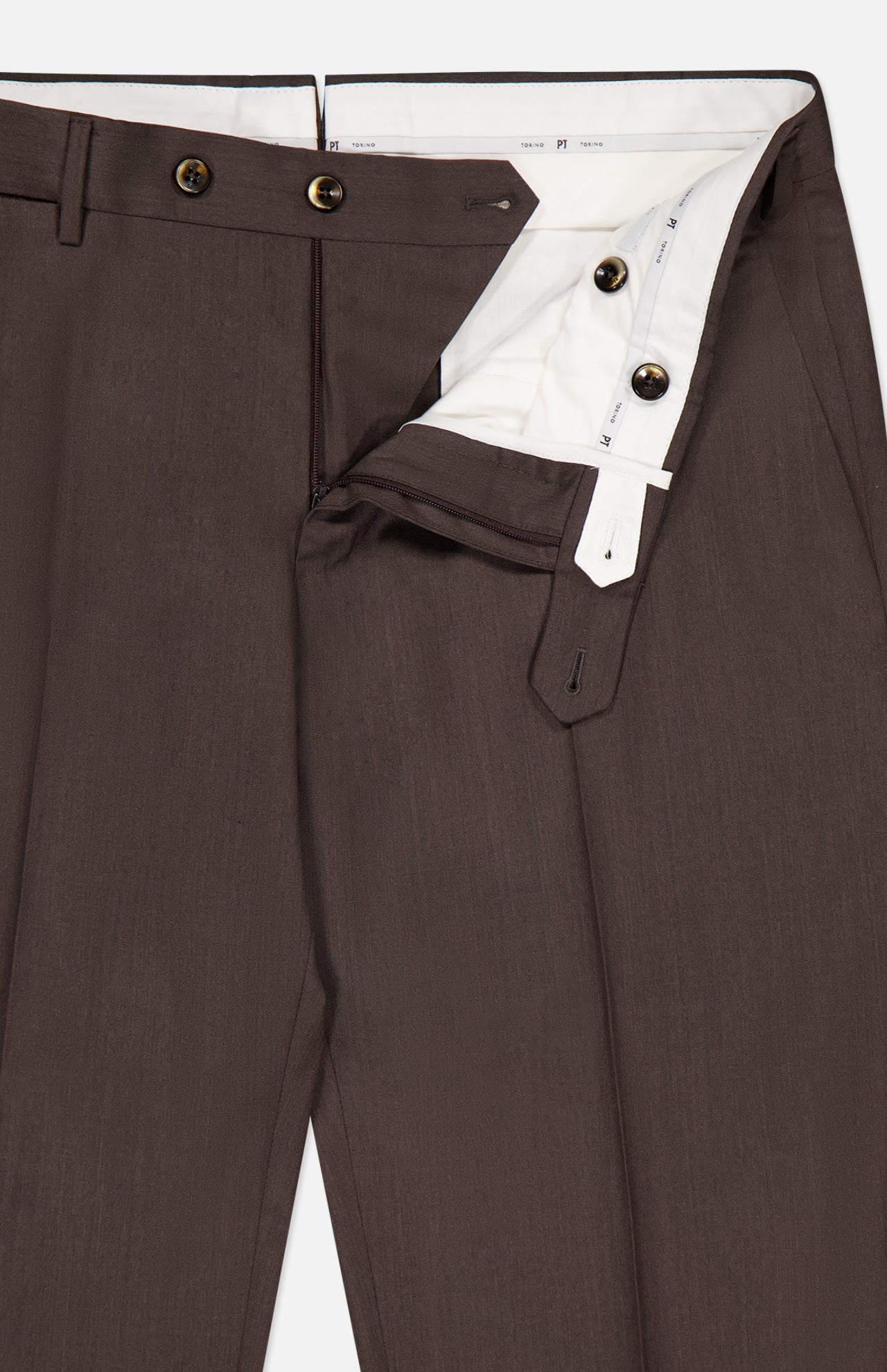 SuperFine 120'S Natural Stretch Wool Twill Trouser (14624049201515)
