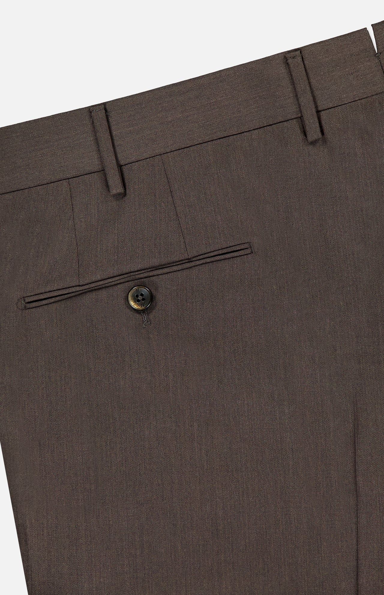SuperFine 120'S Natural Stretch Wool Twill Trouser (14624049201515)