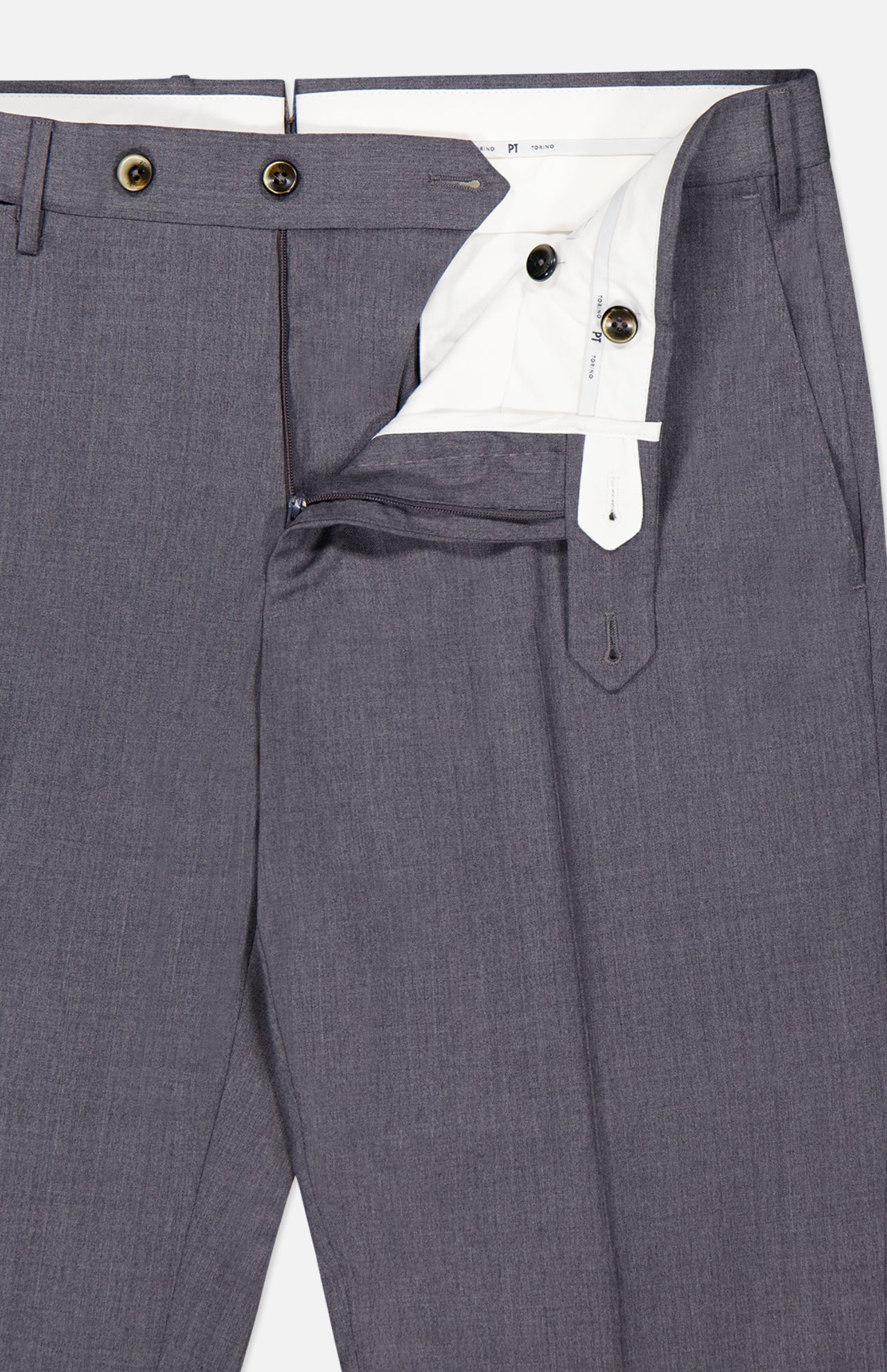 SuperFine 120'S Natural Stretch Wool Twill Trouser (14704574857579)