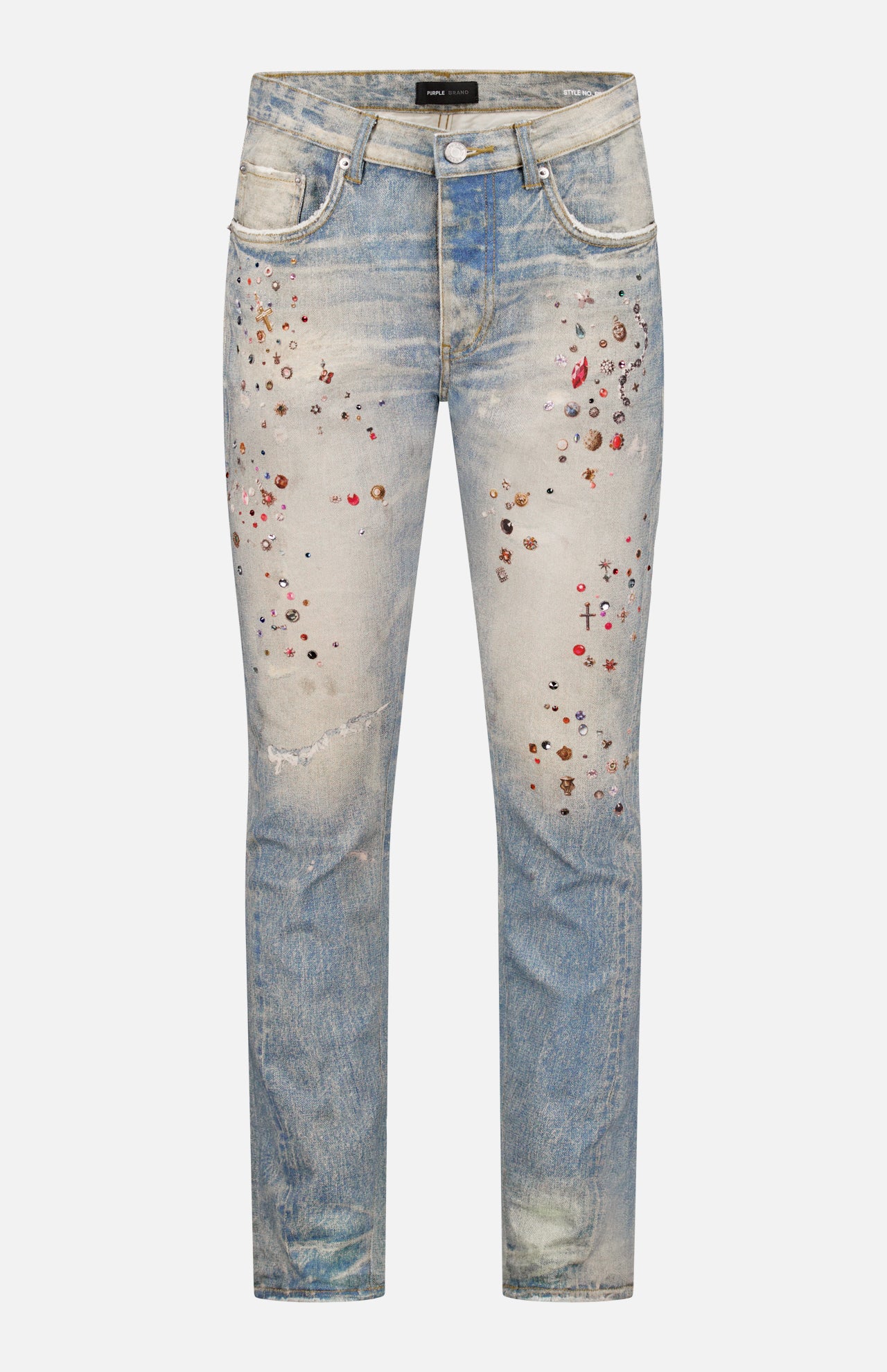 Skinny Cyanine Jewel Jean (14657896153451)
