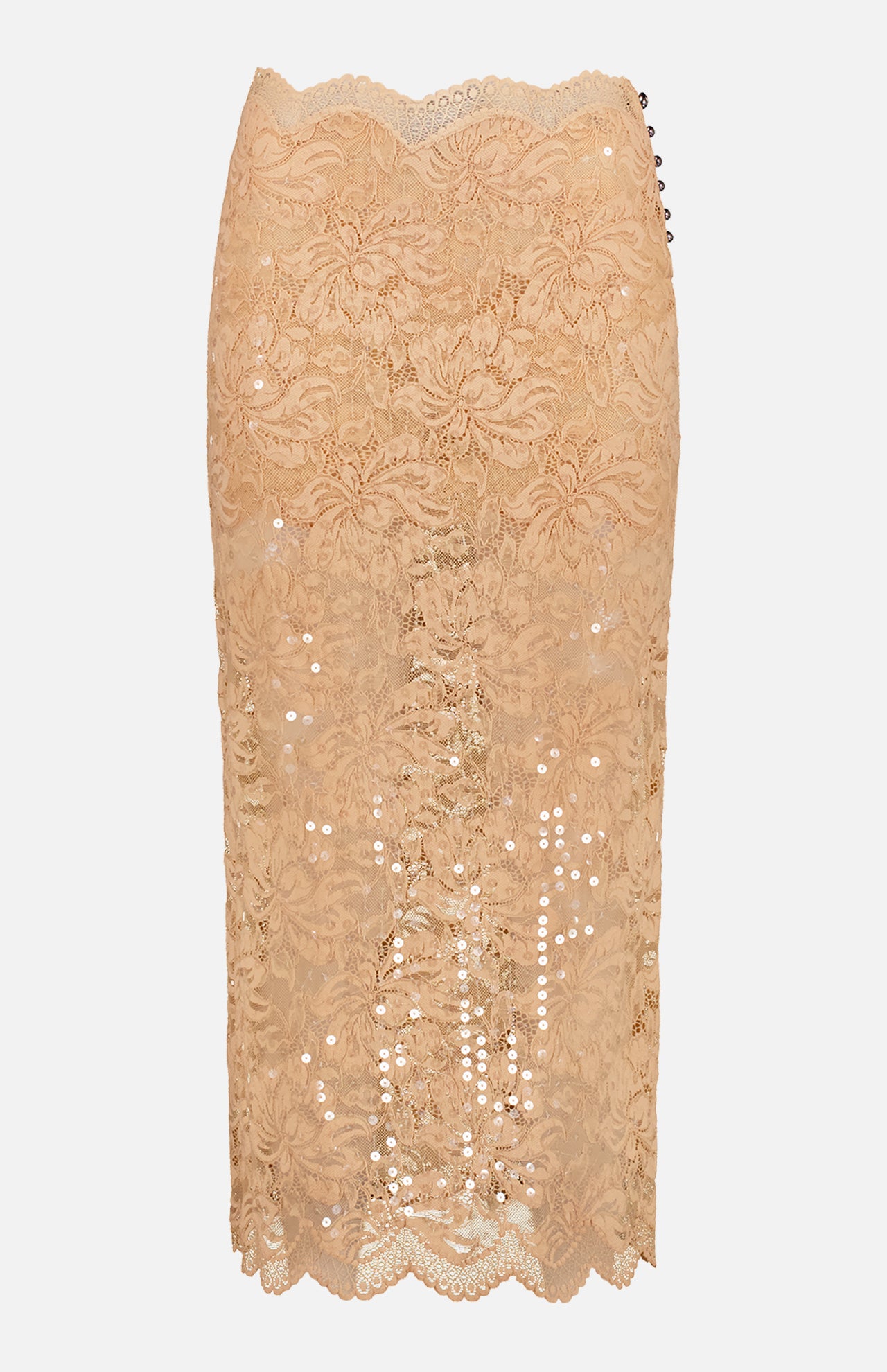 Lace Midi Skirt (7684602298483)