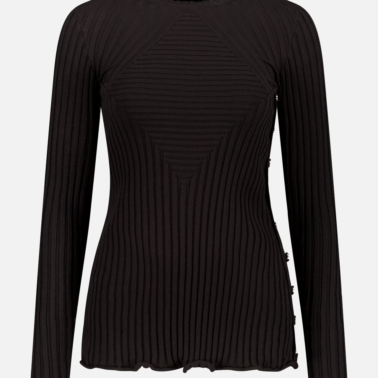 Long Sleeve Side Button Top (14666885923179)