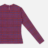 Plaid Long Sleeve Top (7684602495091)