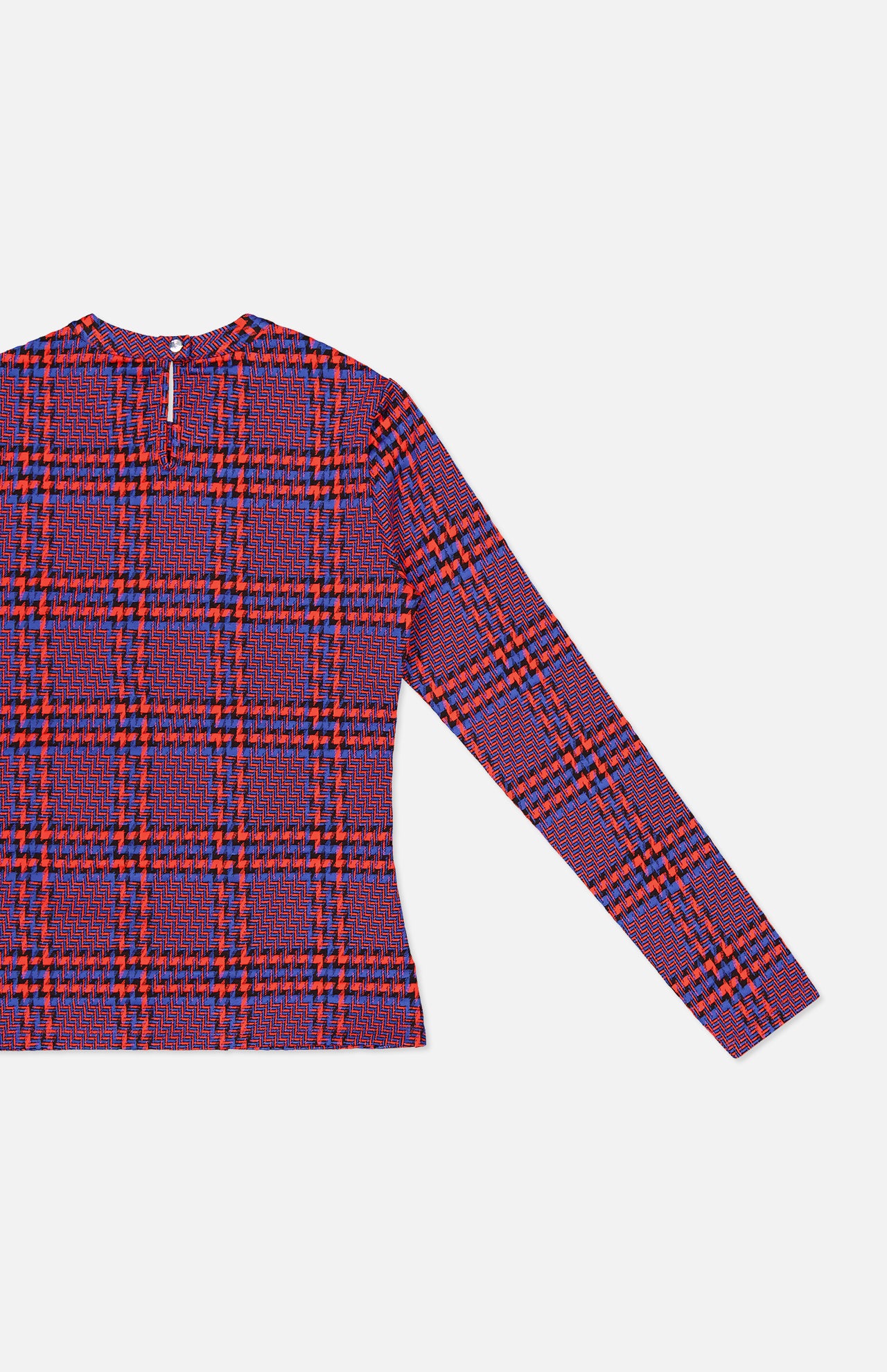 Plaid Long Sleeve Top (7684602495091)