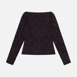 Angel Long Sleeve Textured Top (14654373822827)