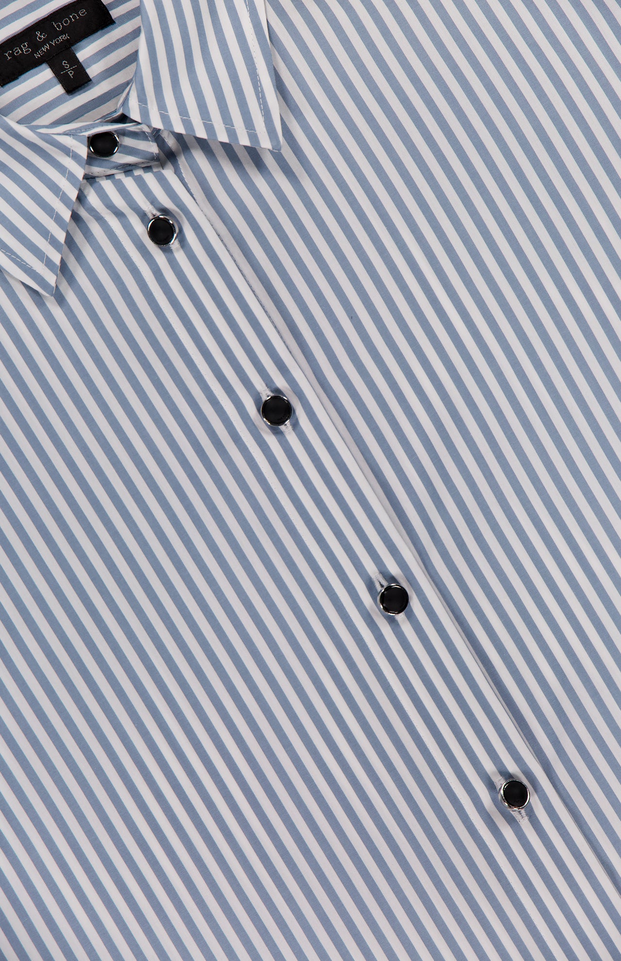 Eve Stripe Tie-back Poplin Shirt (7766607462515)