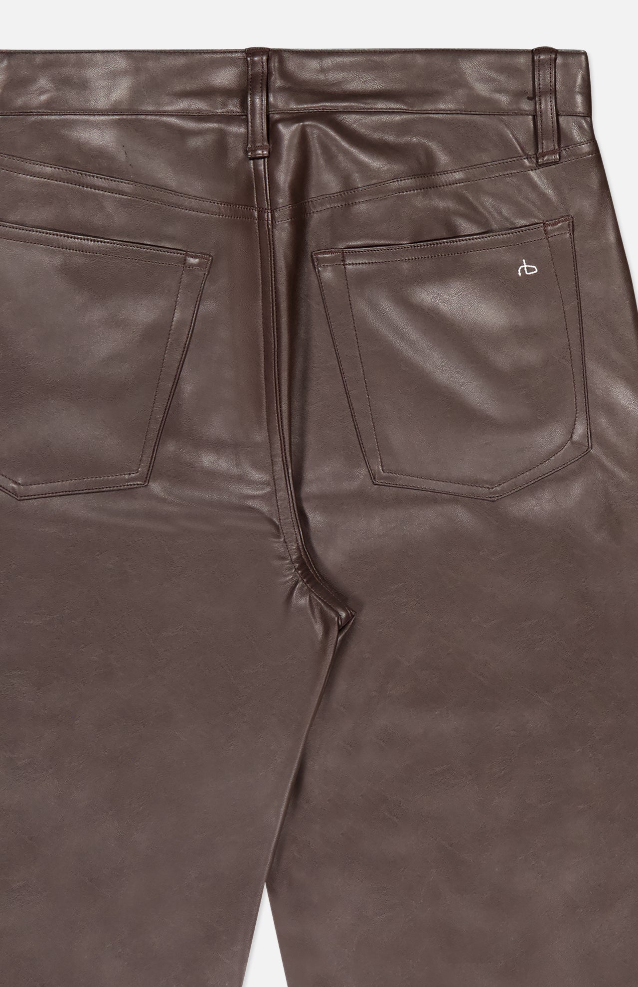 Harlow Full Length Faux Leather Pant (7669942911091)
