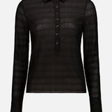 Julia Long Sleeve Polo Shirt (7669943337075)