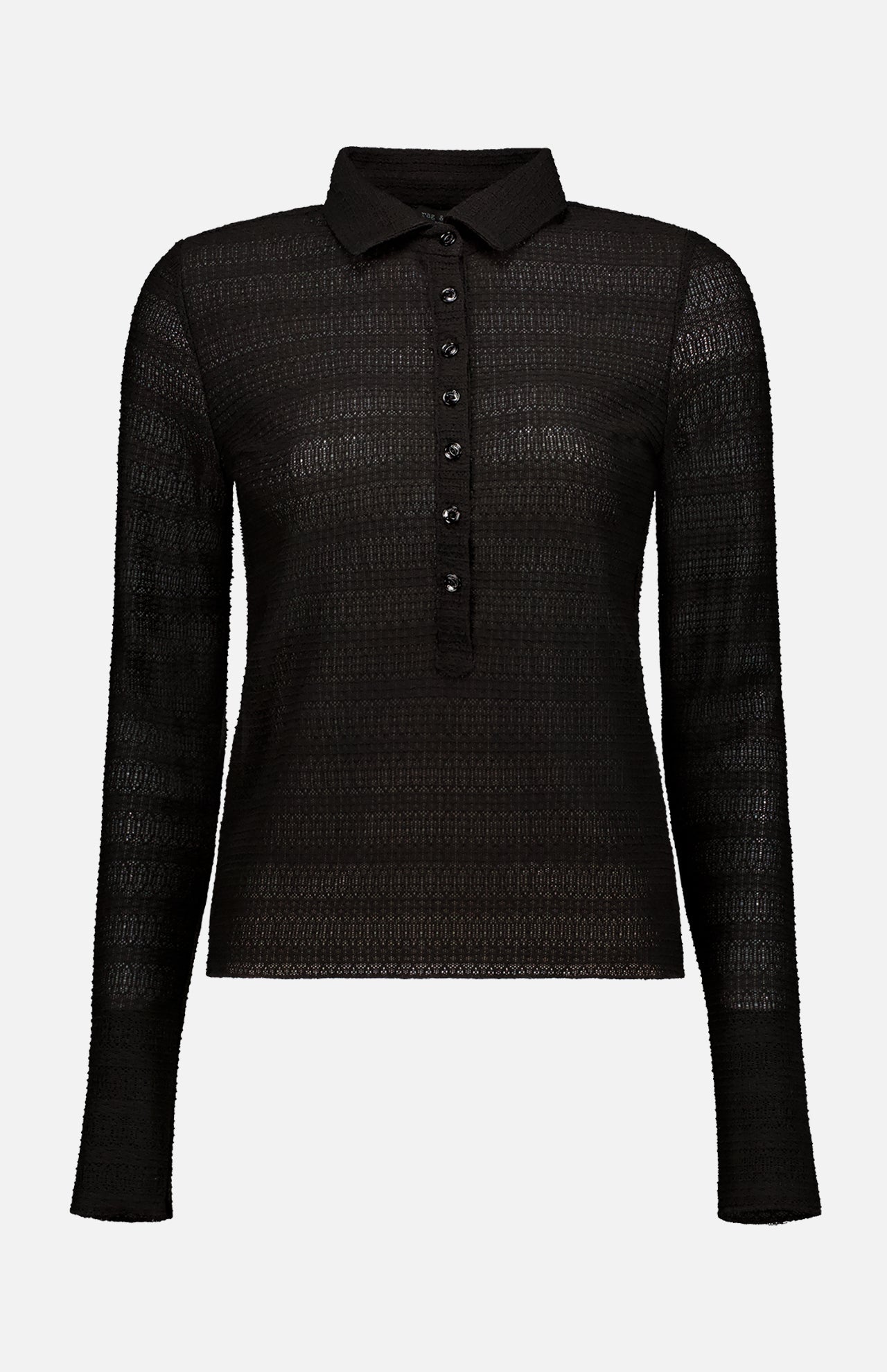 Julia Long Sleeve Polo Shirt (7669943337075)