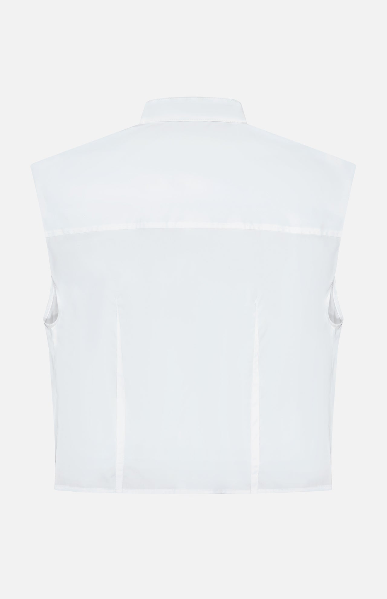 Louisa Sleeveless Poplin Shirt (7421987291251)