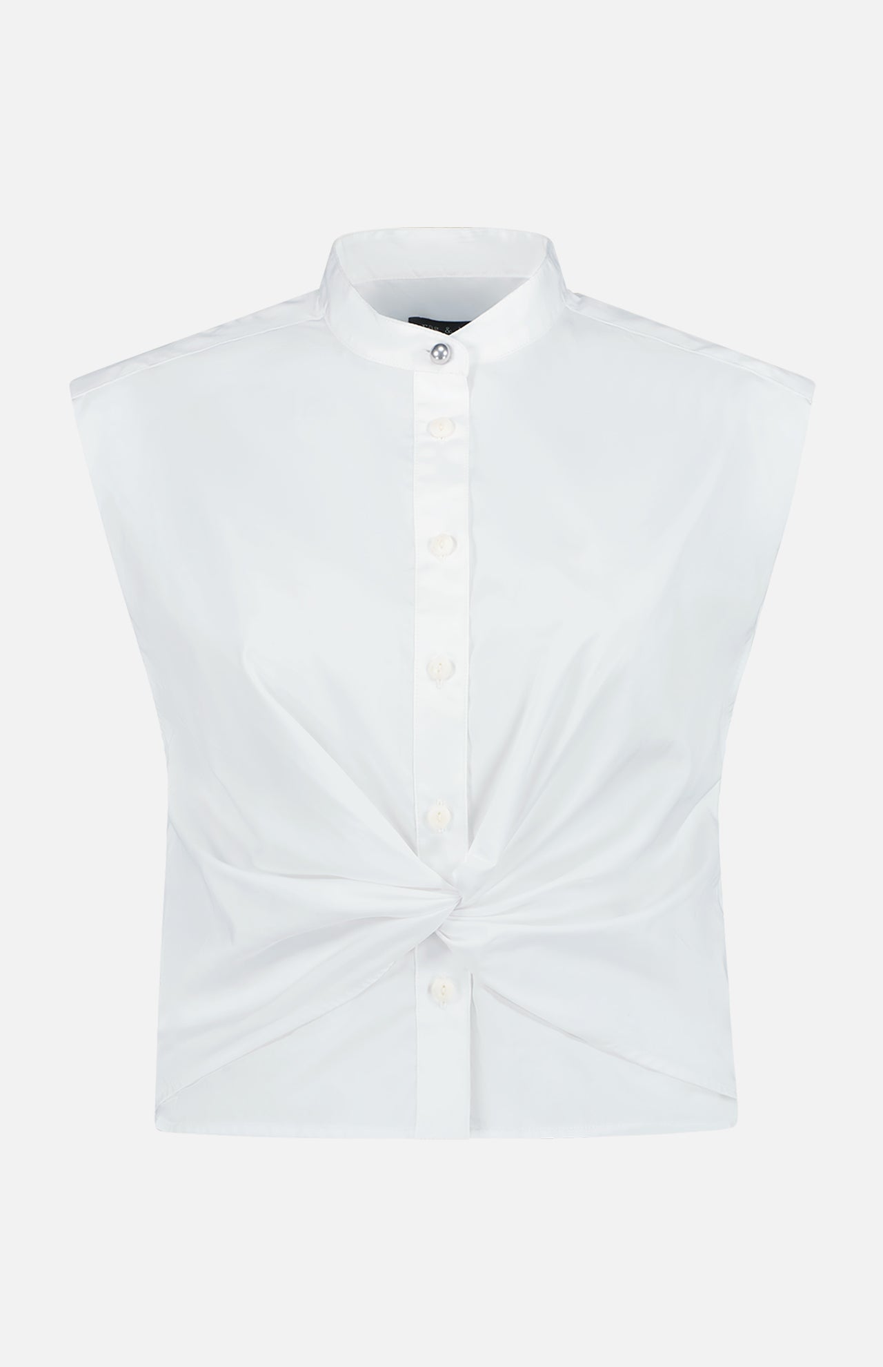 Louisa Sleeveless Poplin Shirt (7421987291251)