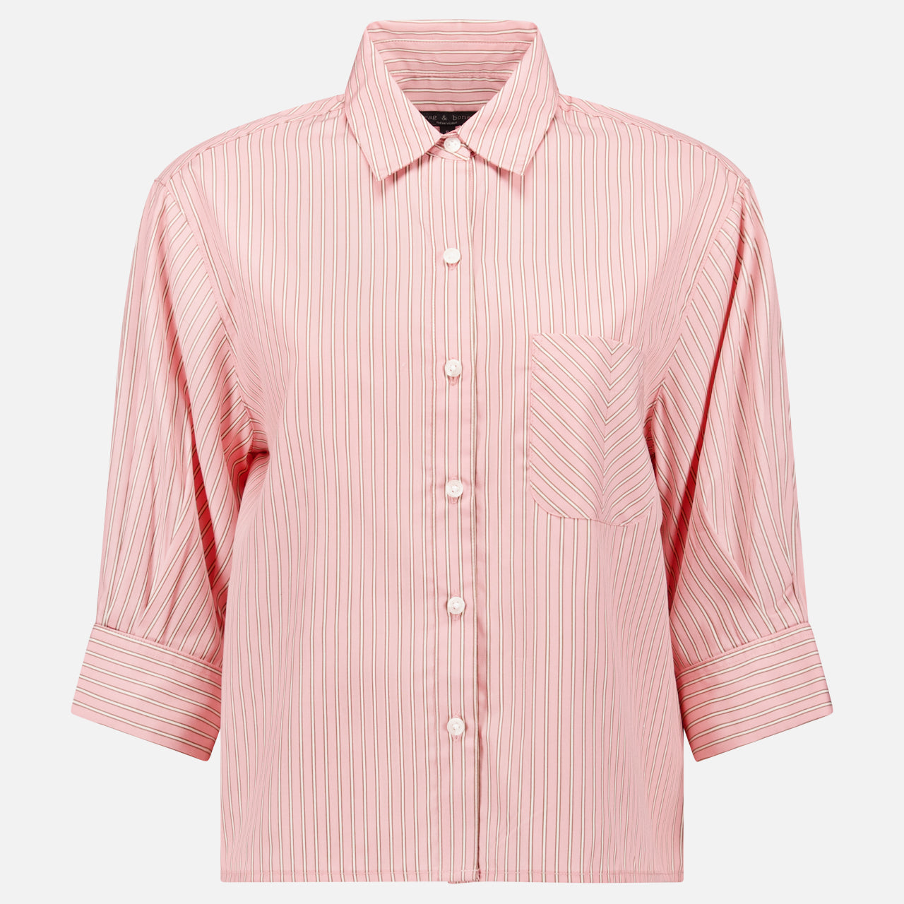 Lucia Stripe Poplin Shirt (14681358664043)