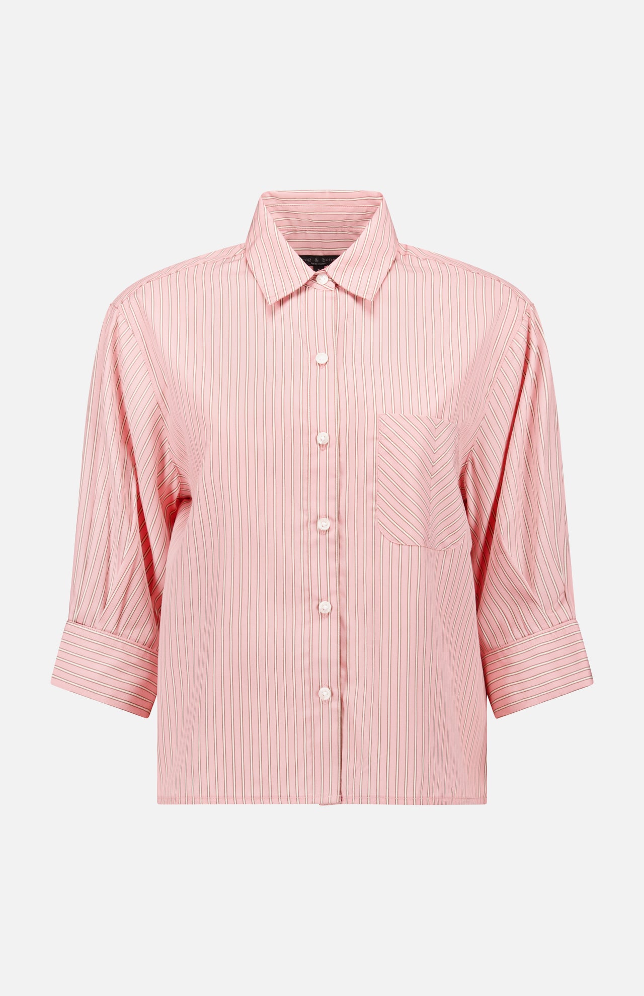 Lucia Stripe Poplin Shirt (14681358664043)