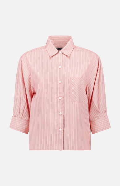 Rag & Bone Women's Lucia Stripe Poplin Shirt | A.K. Rikk's