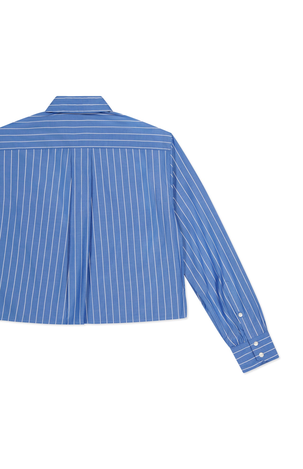 Maxine Stripe Cropped Shirt (7268778279027)
