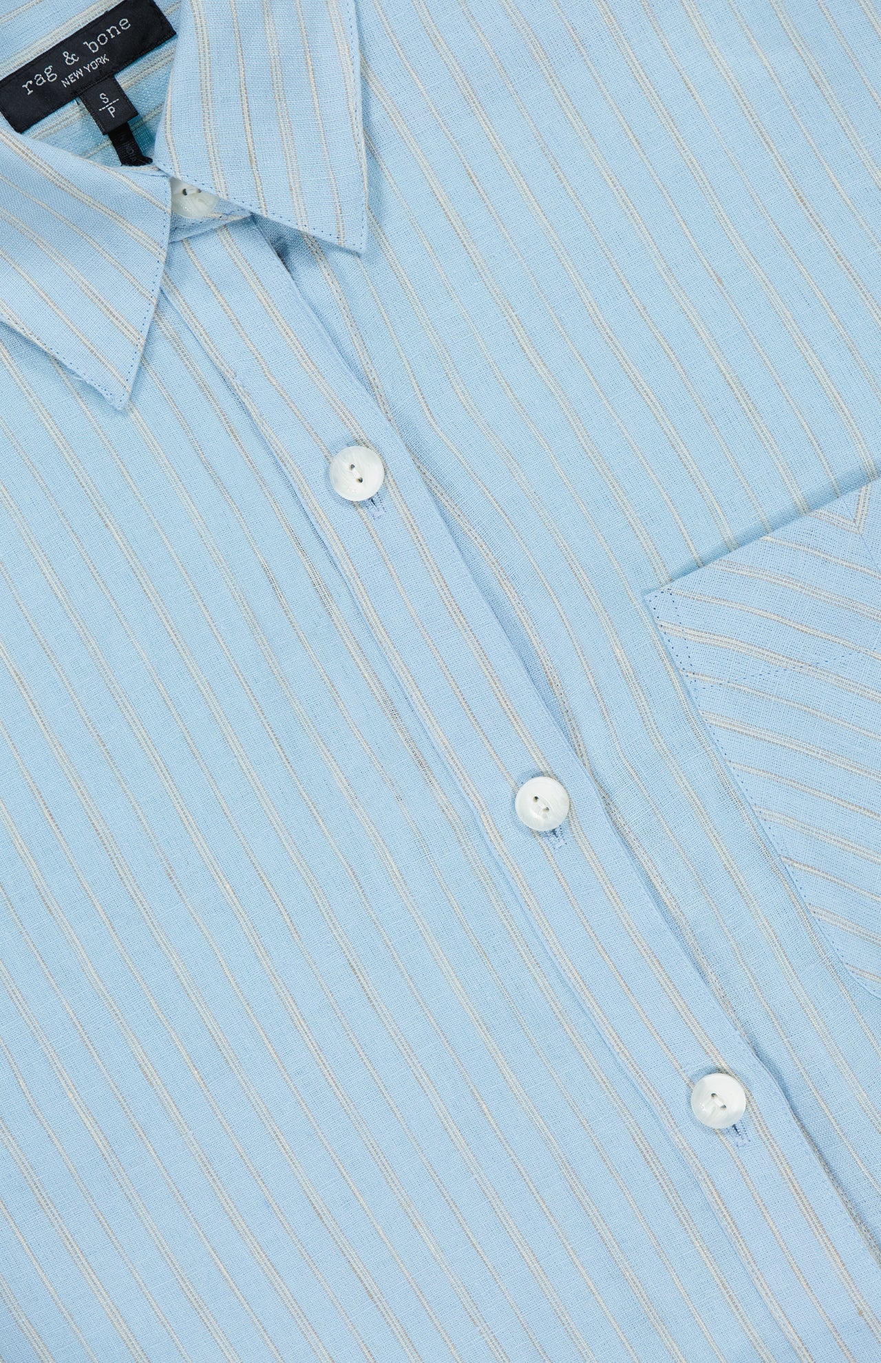 Rag & Bone Women's Maxine Stripe Linen Shirt | A.K. Rikk's