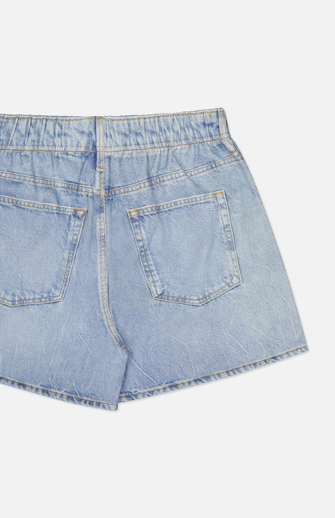 【BAON】[unisex] Rikako Cat Washing Banding Bermuda Denim Pt BAON】[unisex] Rikako Cat Washing Banding Bermuda Denim Pt