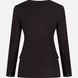 Roslyn Ponte Scoop Neck Blazer (14654373757291)