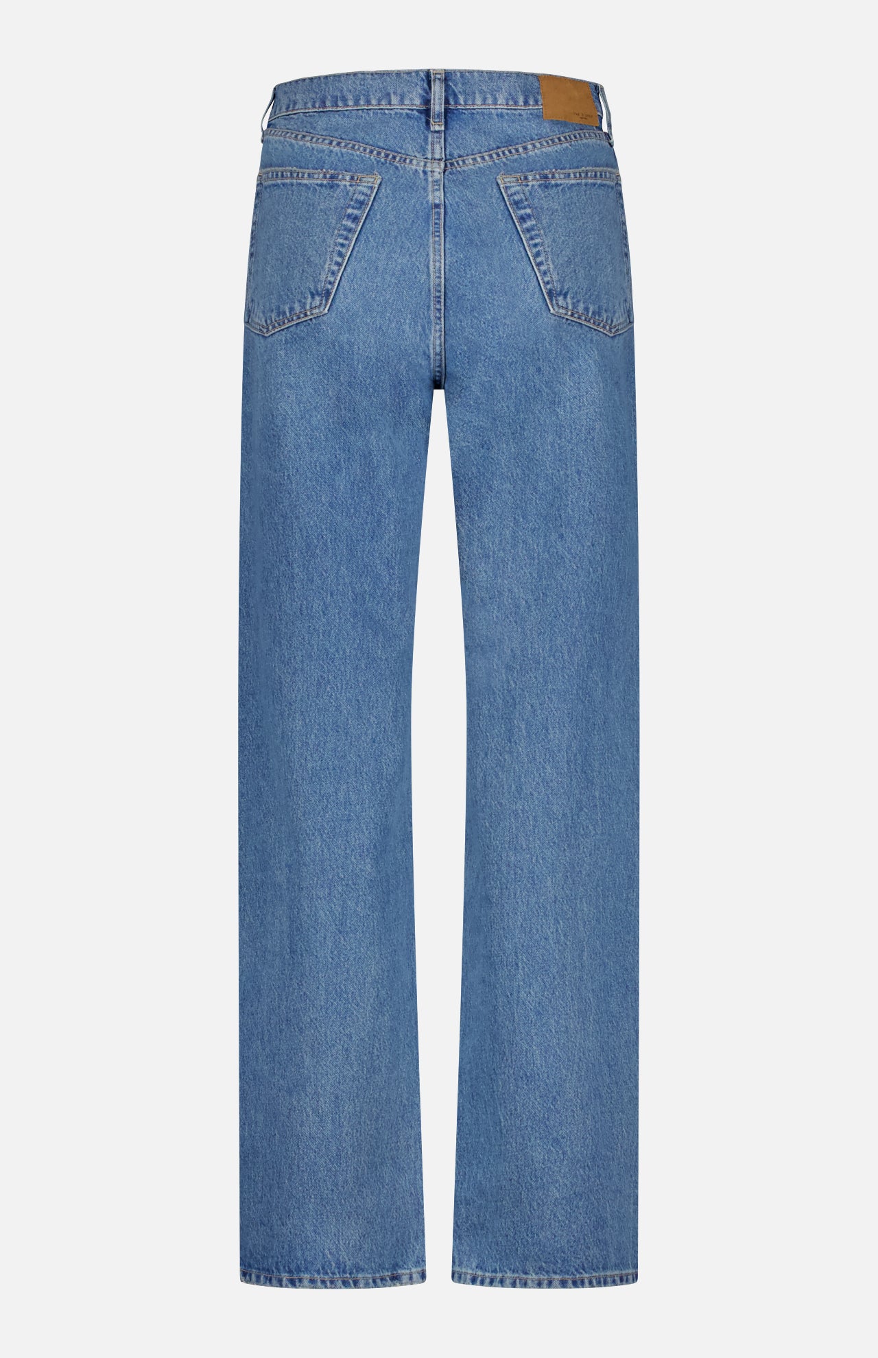 Shea High-rise Relaxed Straight Ankle Slit Jean (14654933074283)