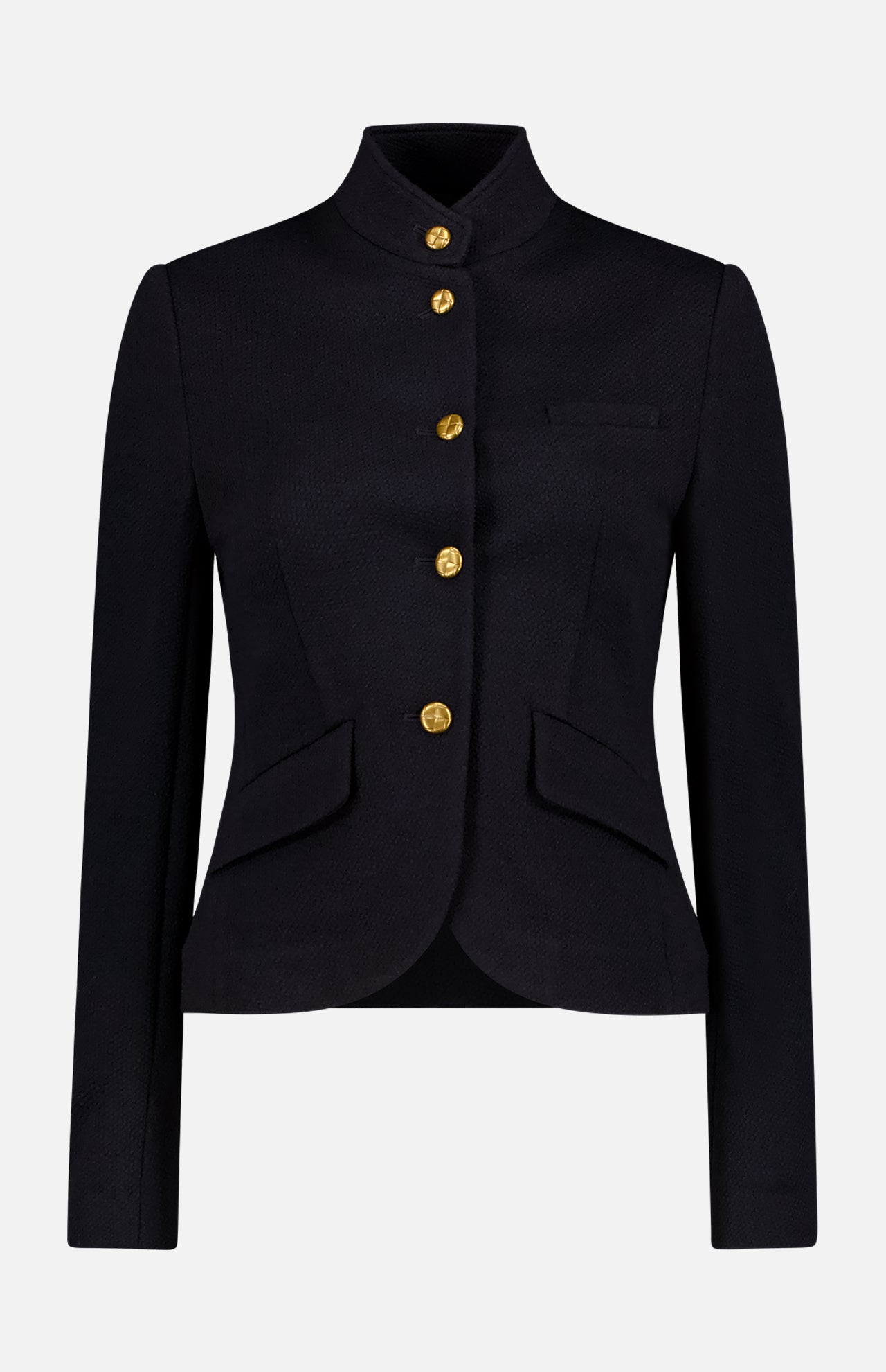 Slade Cropped Textured Blazer (7765321973875)