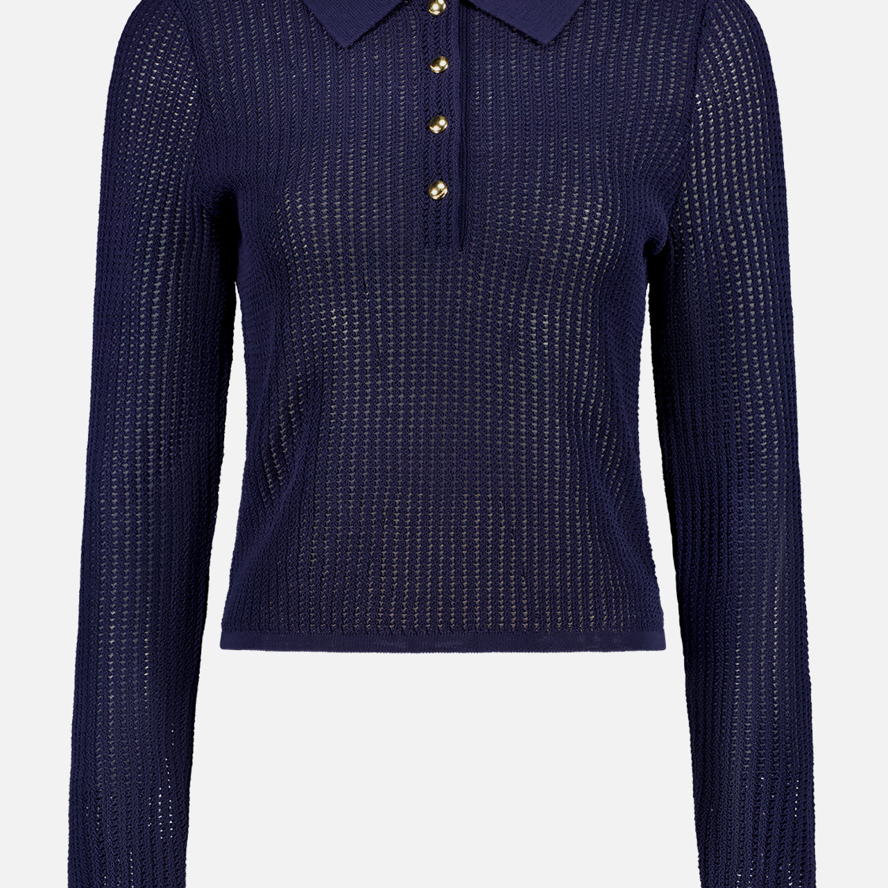 Viola Long Sleeve Polo Shirt (7765321580659)