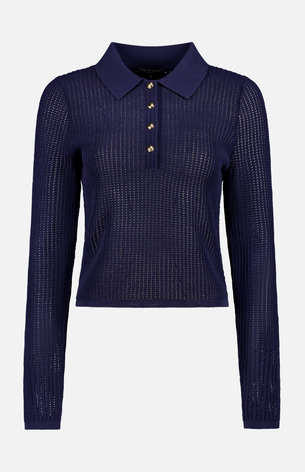 Viola Long Sleeve Polo Shirt (7765321580659)